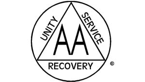AA logo, courtesy of https://www.addictionresource.net
